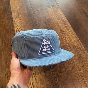 Big Agnes Men's Light Blue Corduroy Camp Cap